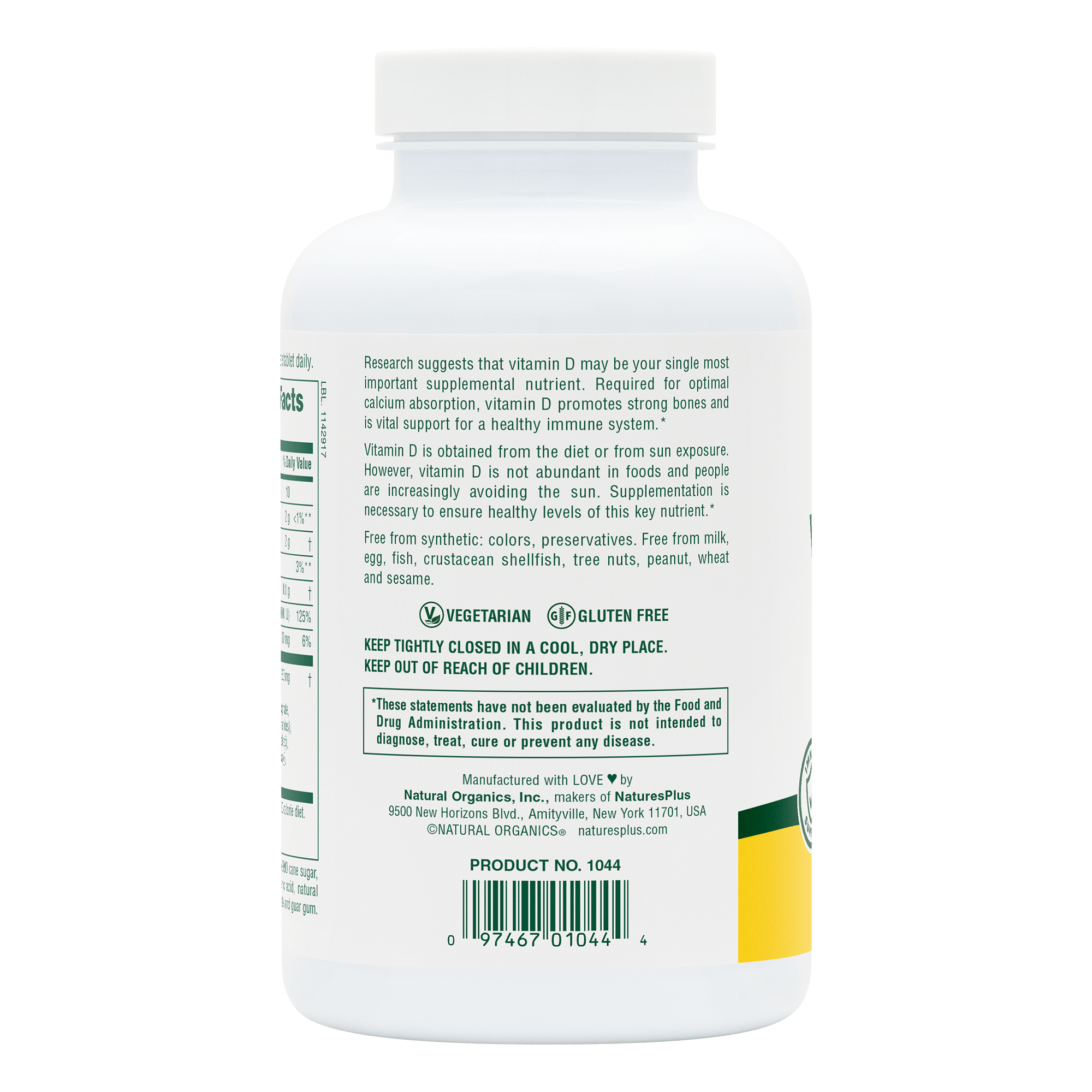 Adults Chewable Vitamin D3 1000 IU - 90 Count