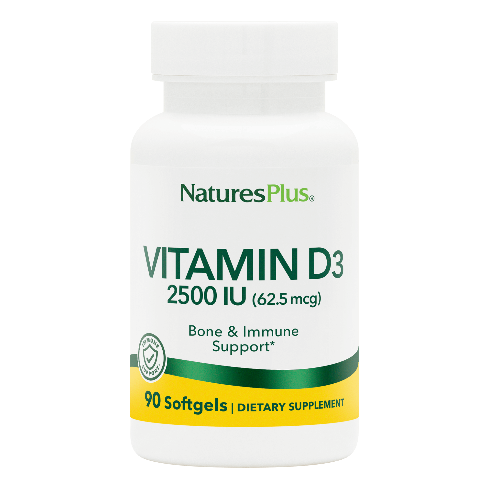 Vitamin D3 2500 IU - 90 Count