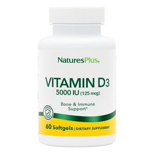 Vitamin D3 5000 IU Softgels - 60 Count