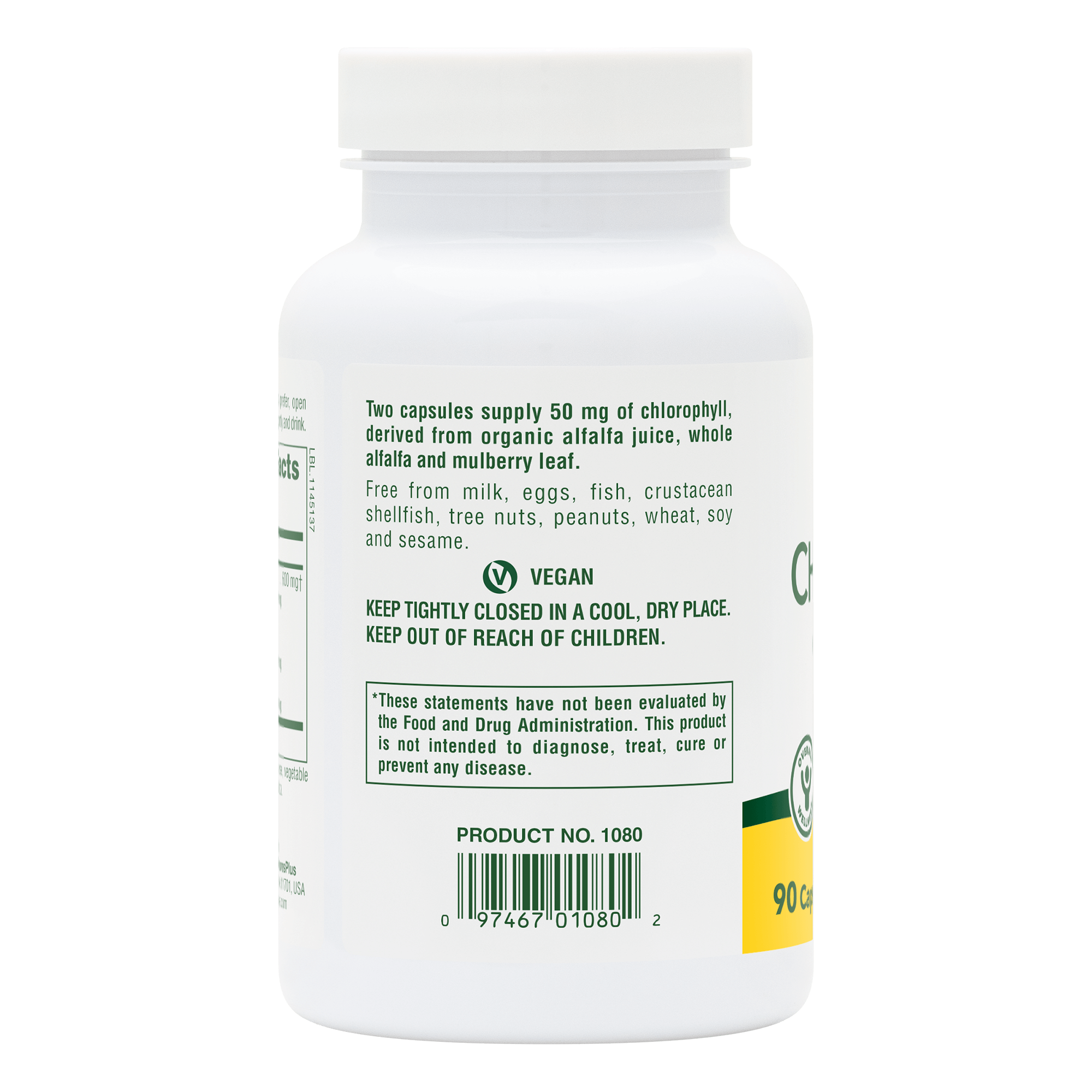 Chlorophyll Complex Capsules - 90 Count