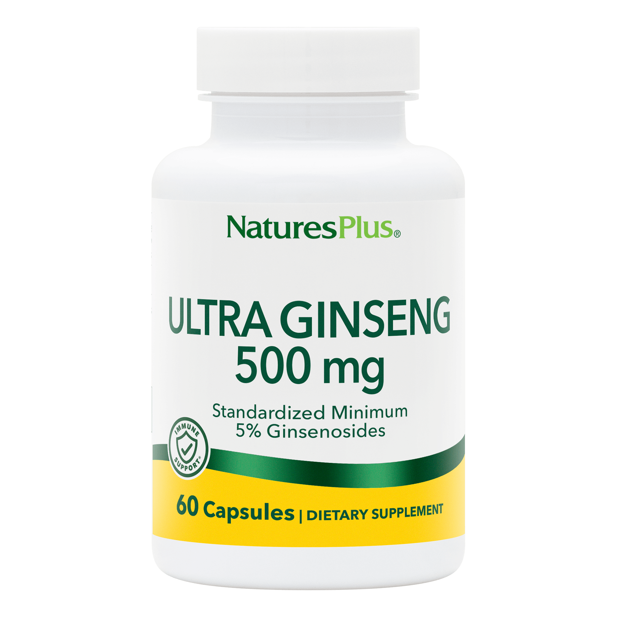 Ultra Ginseng 500 Capsules - 60 Count