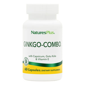 Frontal product image of Ginkgo-Combo® Capsules containing 60 Count