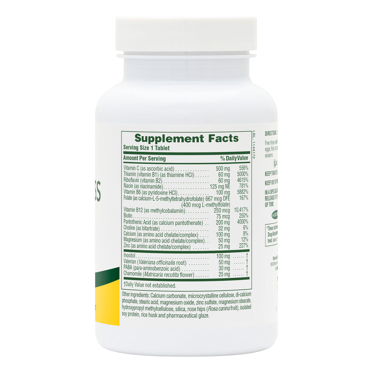 product image of Mega-Stress Complex Sustained Release Tablets containing 60 Count