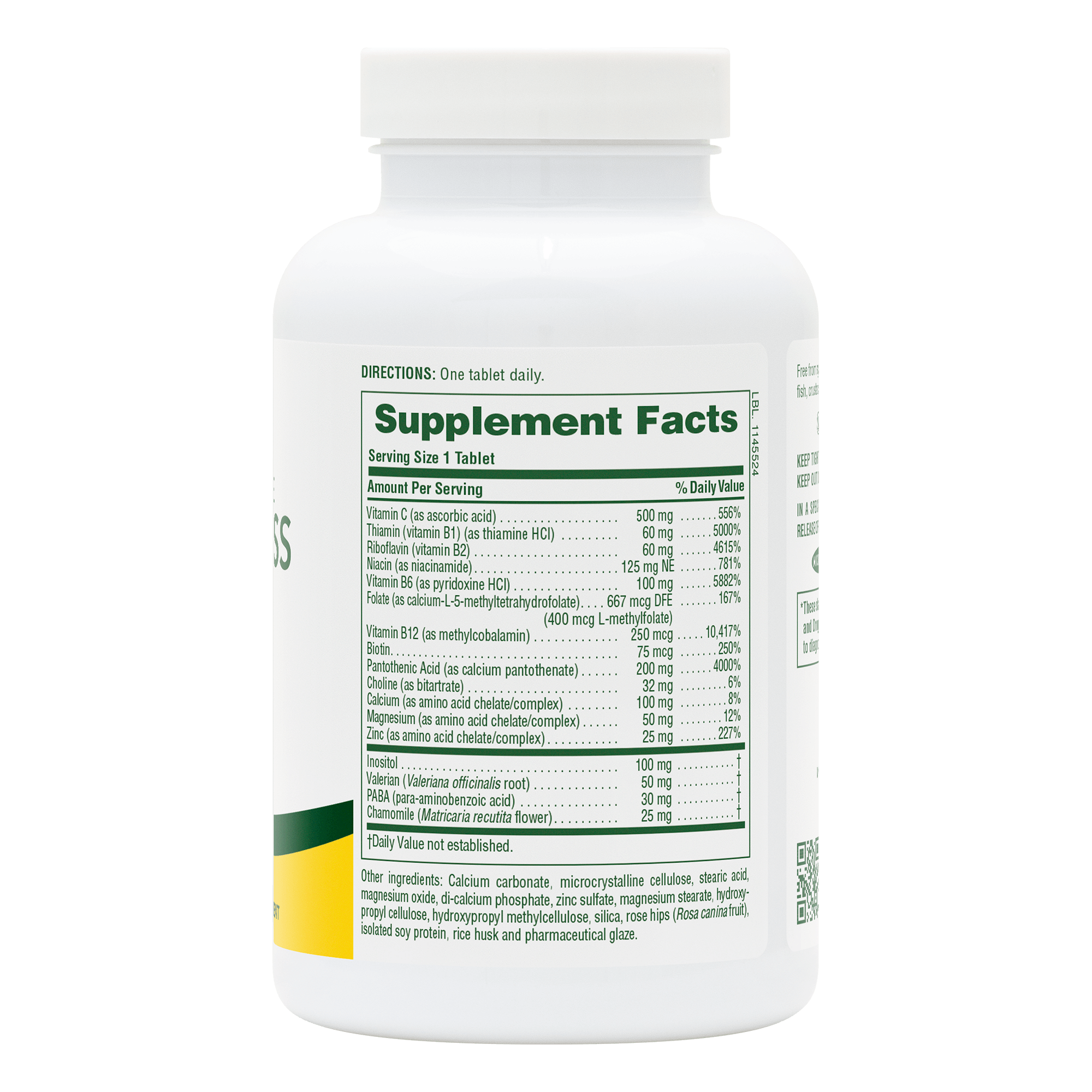 Mega-Stress Complex Sustained Release Tablets - 90 Count
