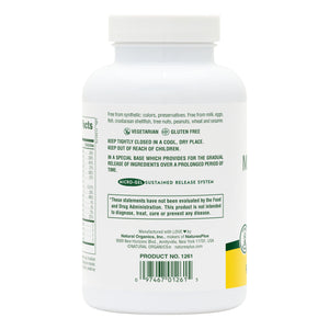 Second side product image of Mega-Stress Complex Sustained Release Tablets containing 90 Count