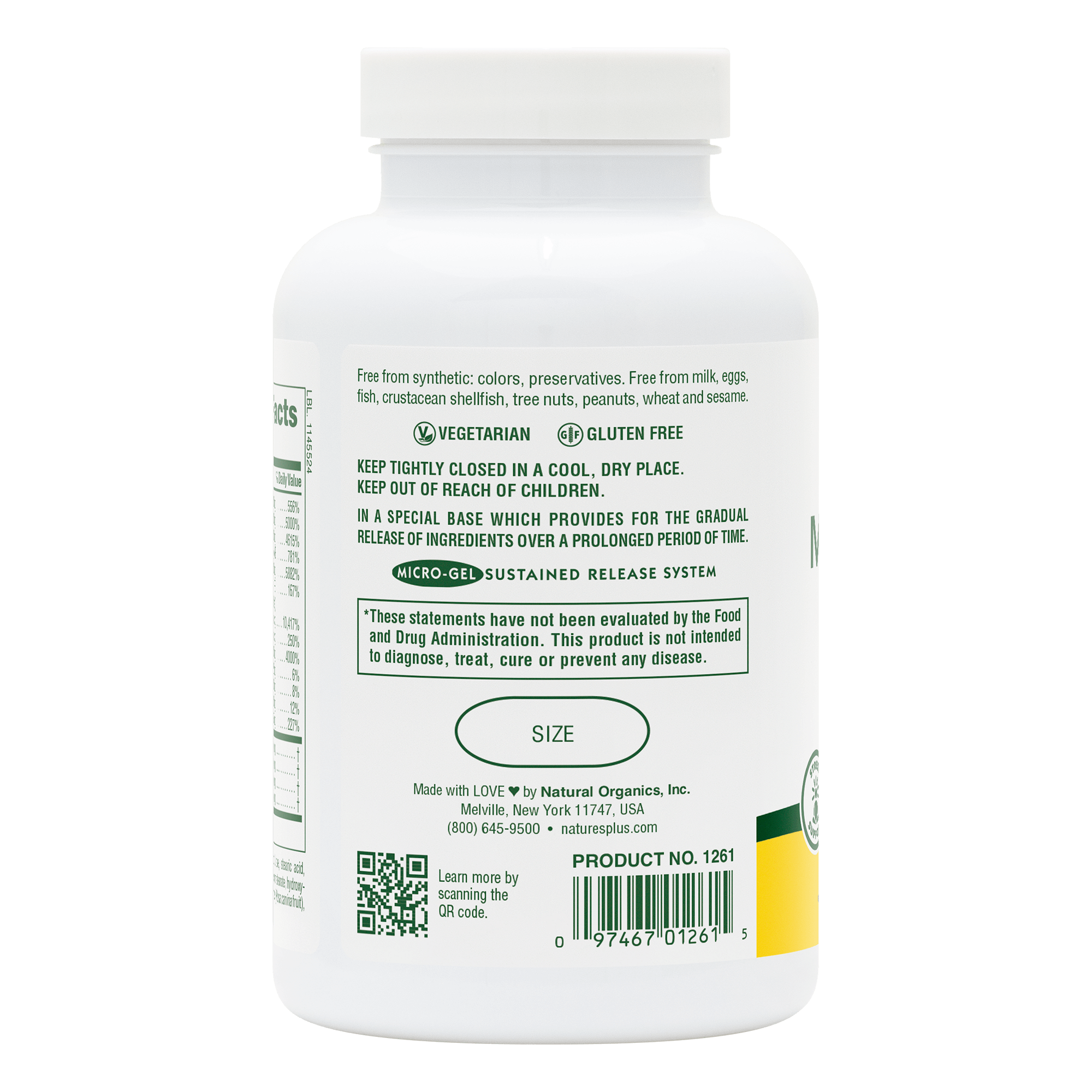 Mega-Stress Complex Sustained Release Tablets - 90 Count