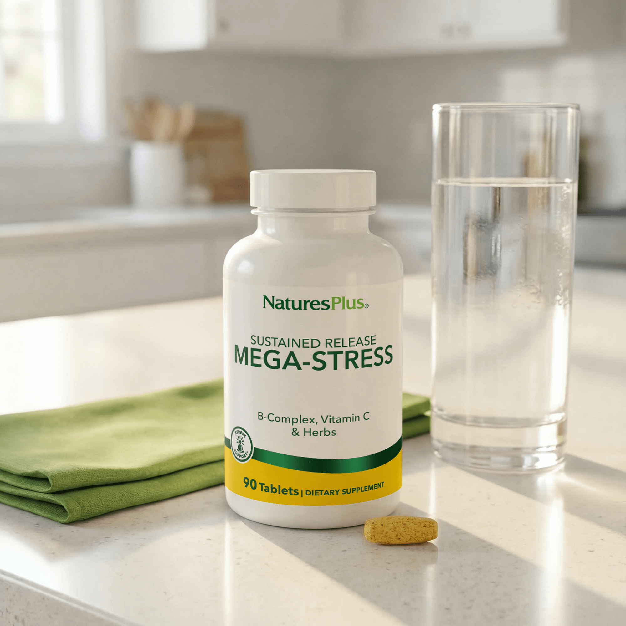 Mega-Stress Complex Sustained Release Tablets - 90 Count