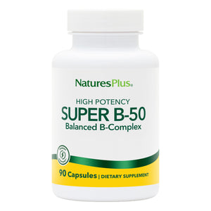 Frontal product image of Super B-50 Capsules containing 90 Count