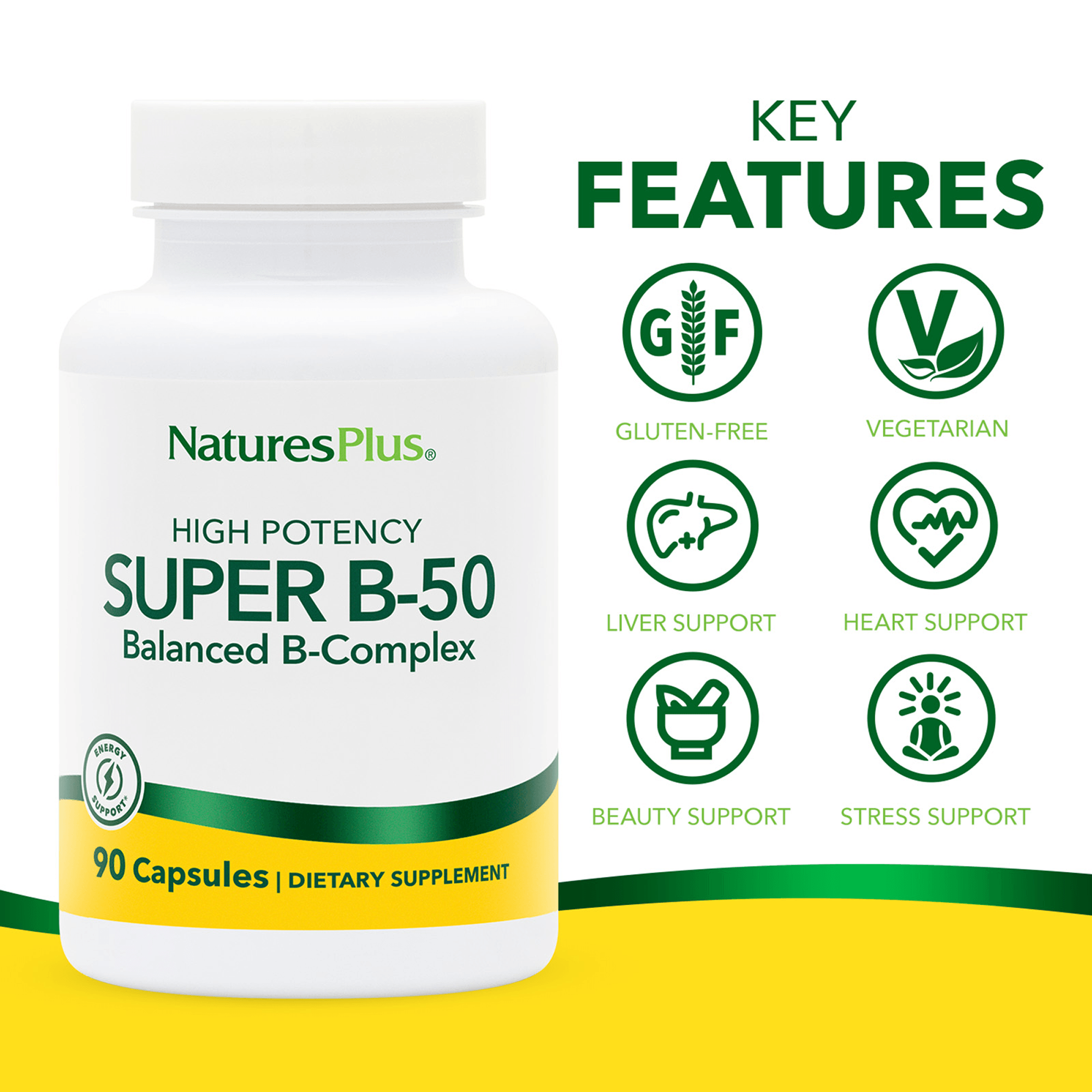 Super B-50 Capsules - 90 Count