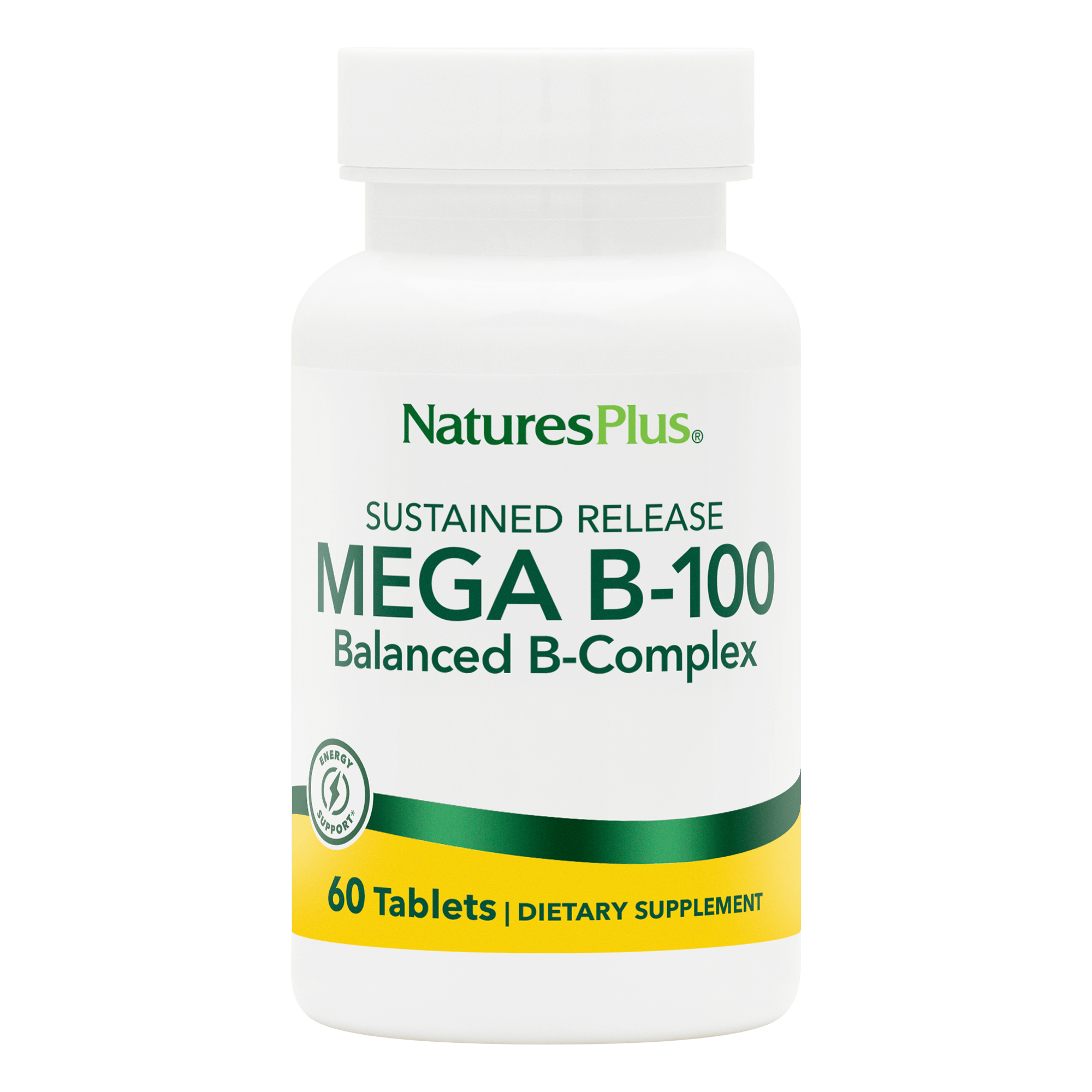 Mega B-100 Sustained Release Tablets - 60 Count