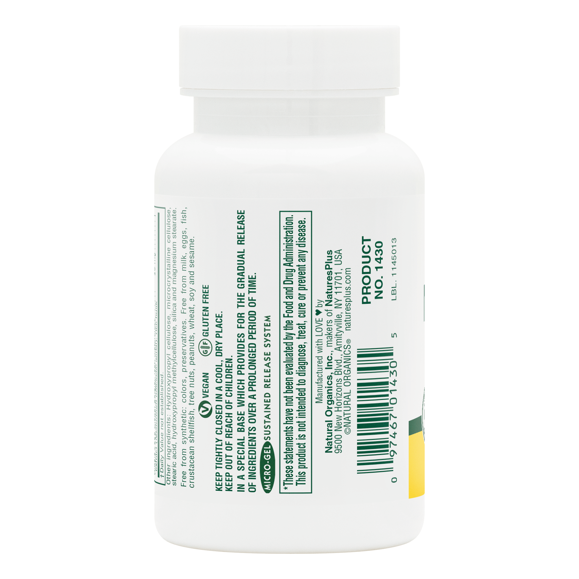 Mega B-100 Sustained Release Tablets - 60 Count