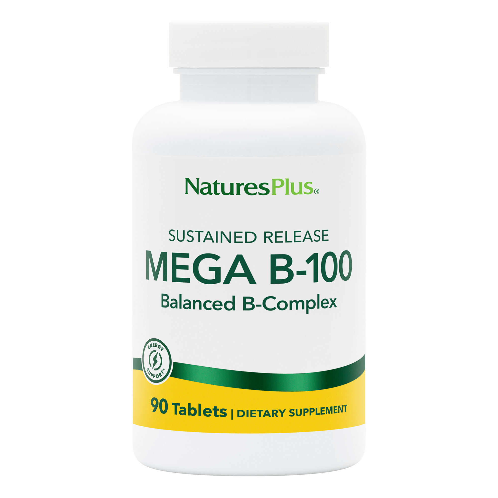 Mega B-100 Sustained Release Tablets - 90 Count
