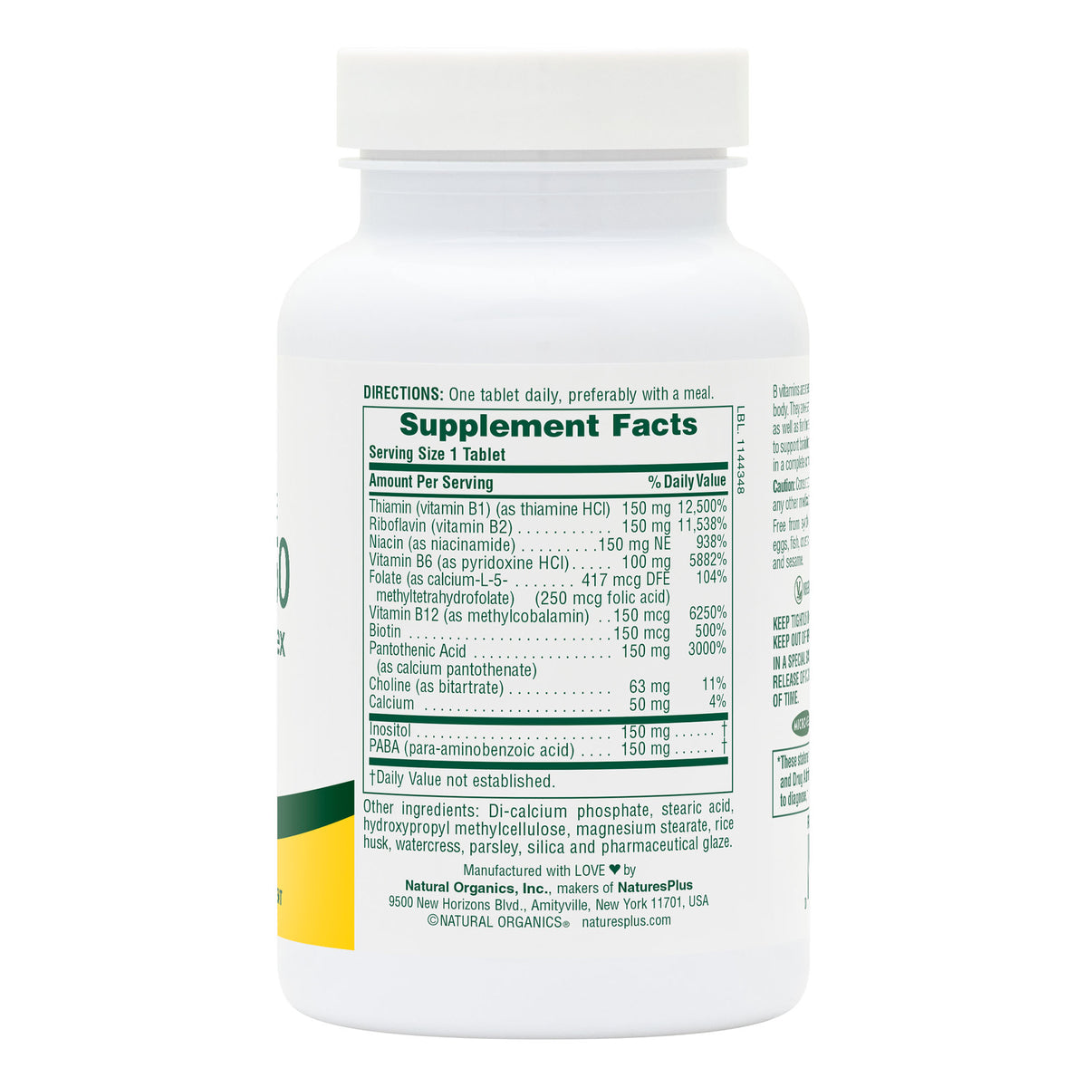 product image of Mega B-150 Sustained Release Tablets containing 60 Count