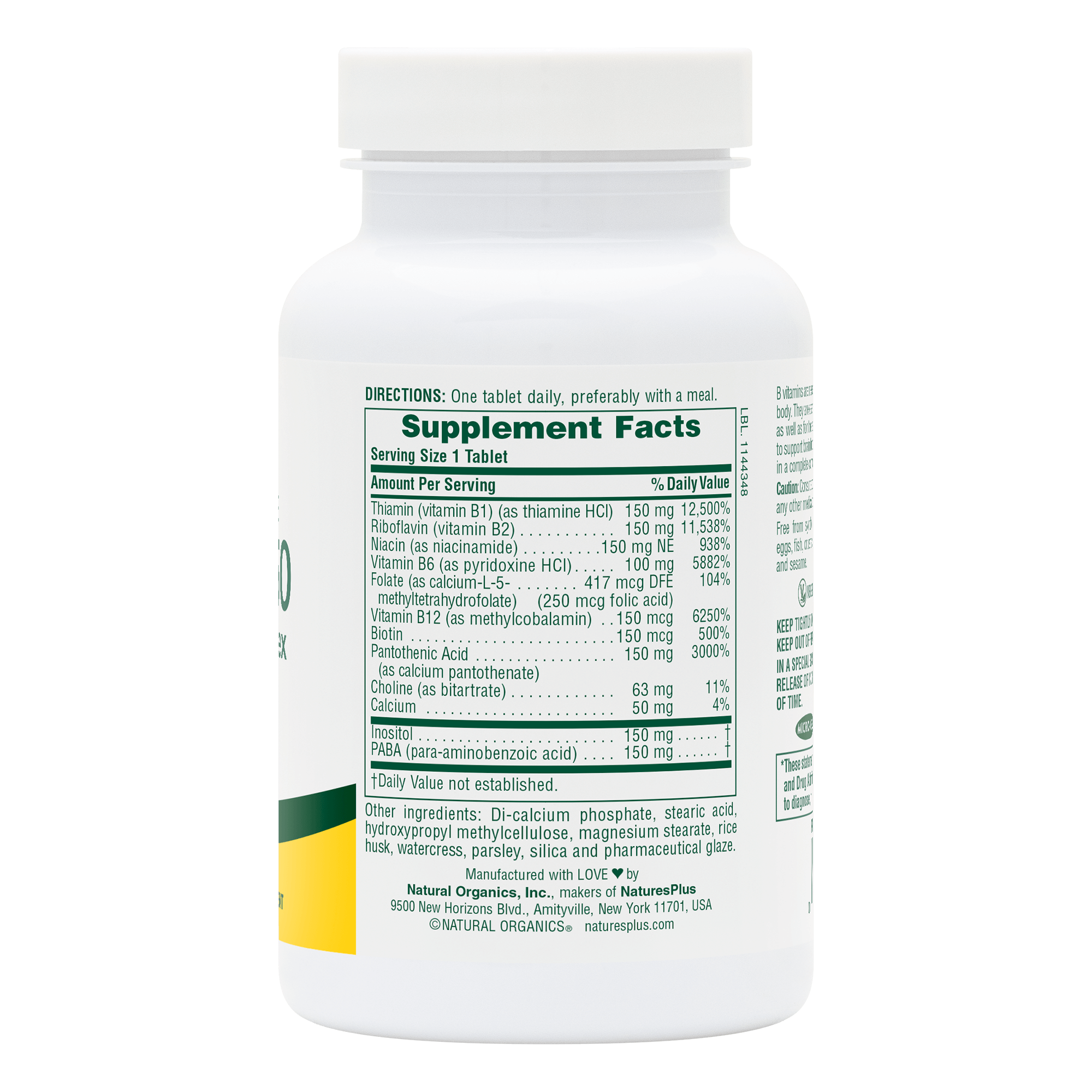 Mega B-150 Sustained Release Tablets - 60 Count