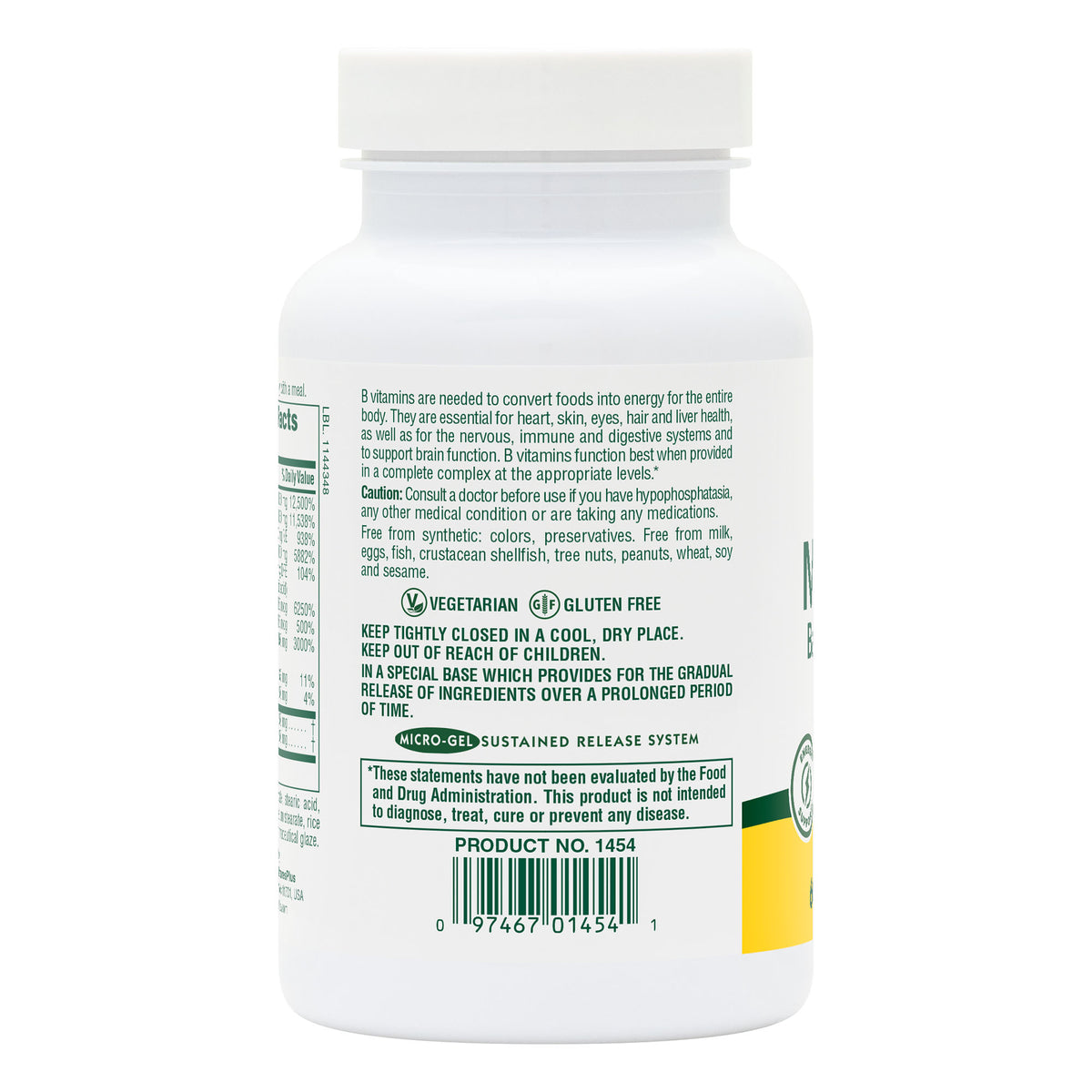 product image of Mega B-150 Sustained Release Tablets containing 60 Count