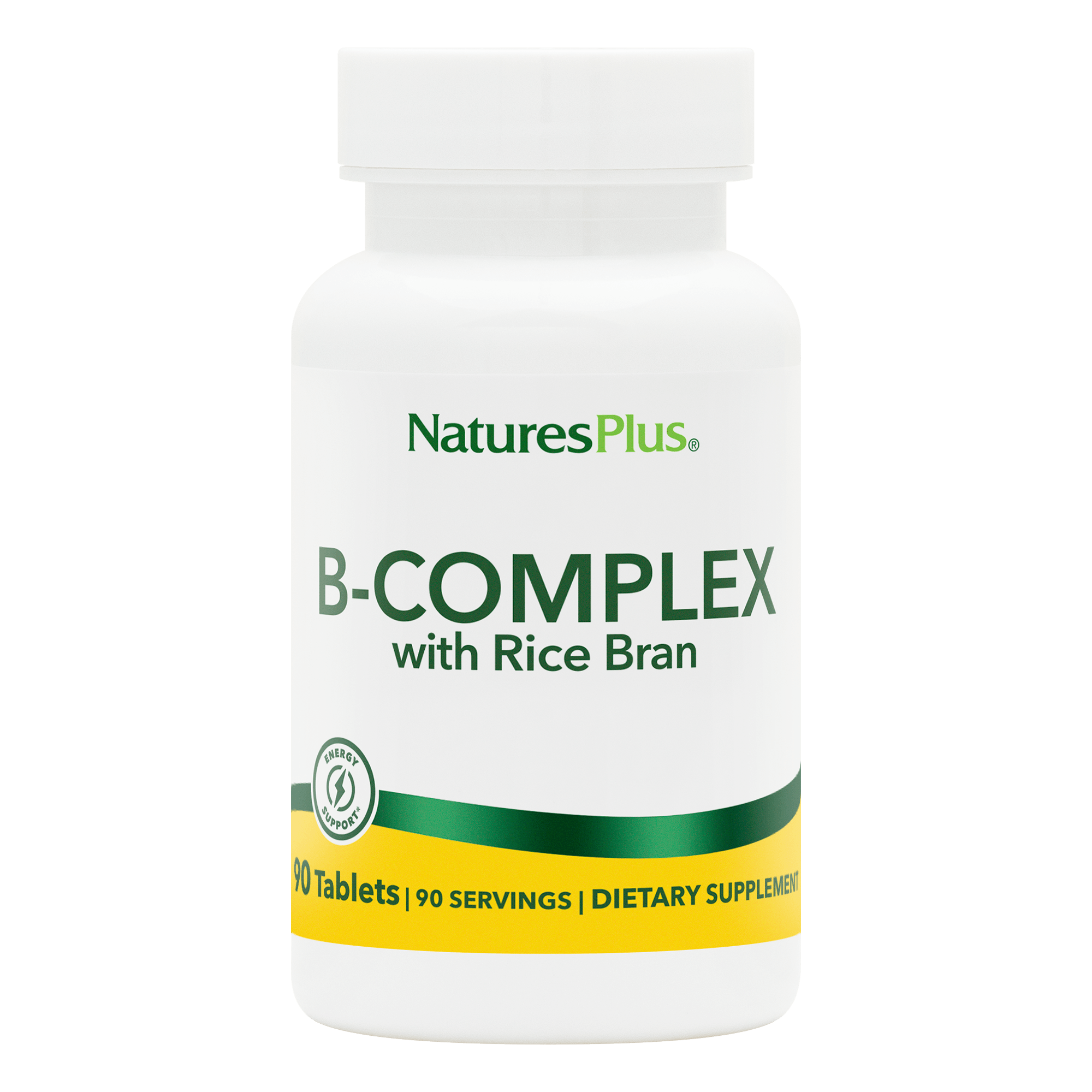 B-Complex with Rice Bran Tablets - 90 Count