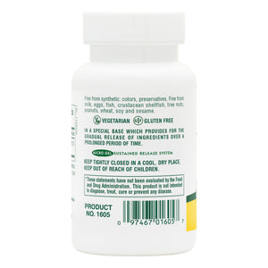 Second side product image of Vitamin B1 300mg Sustained Release containing 90 Count