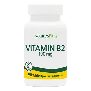 Frontal product image of Vitamin B2 100 mg Tablets containing 90 Count