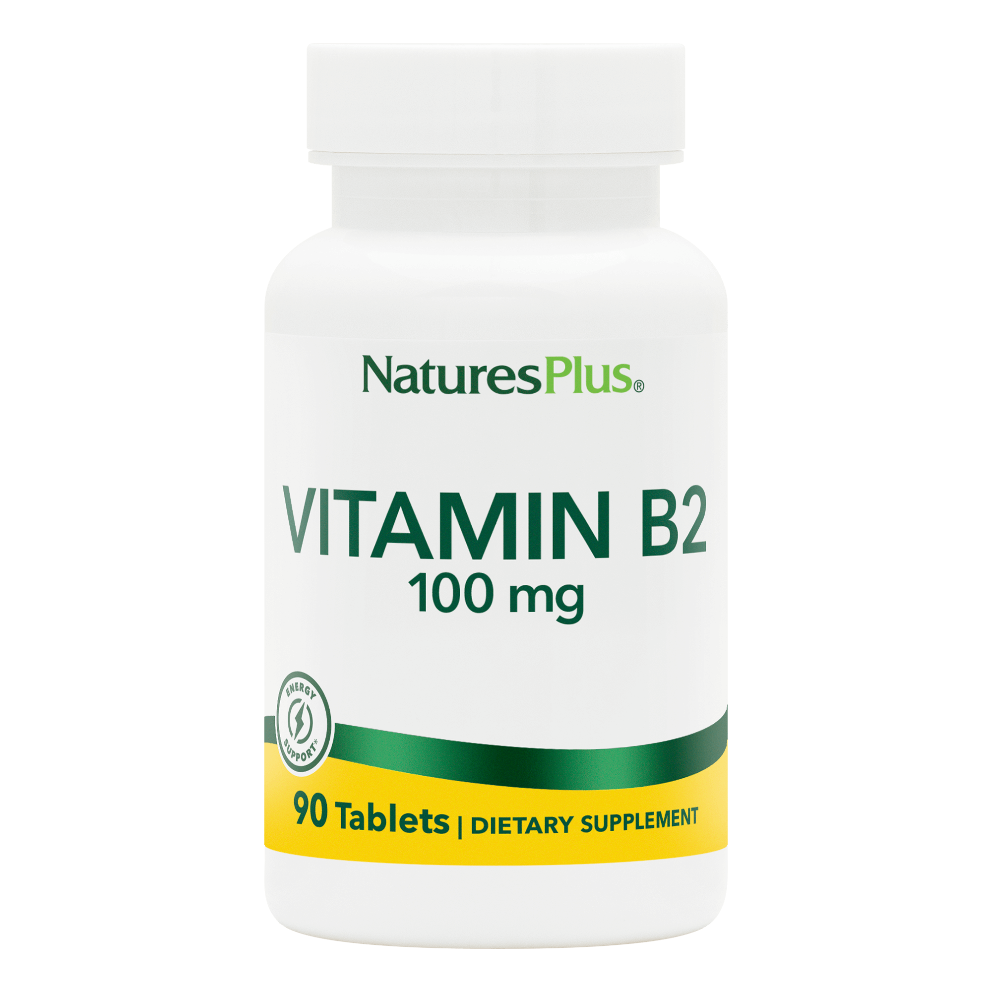 Vitamin B2 100 mg Tablets - 90 Count