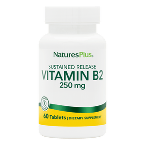 Vitamin B2 250 mg Sustained Release Tablets - 60 Count