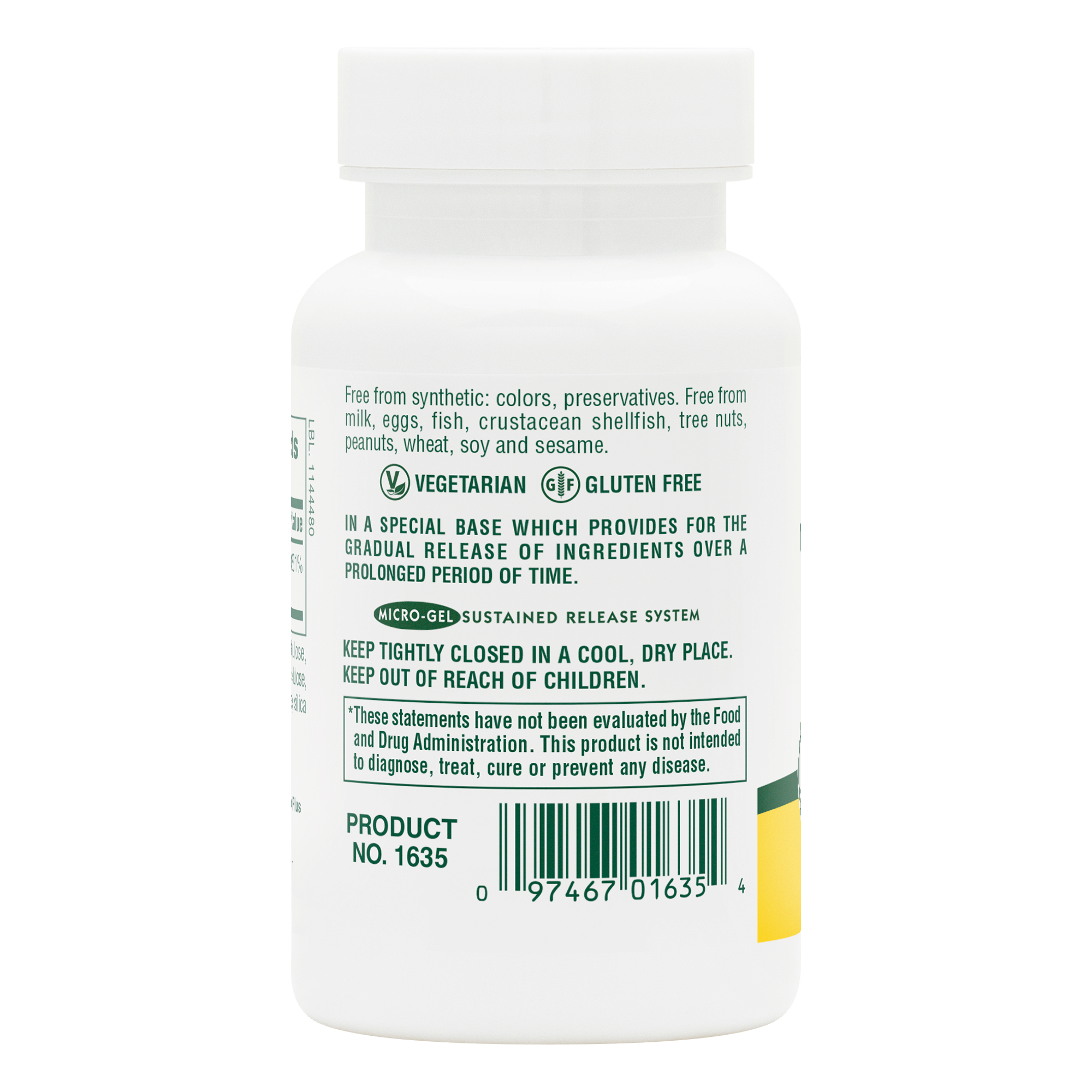 Vitamin B2 250 mg Sustained Release Tablets - 60 Count