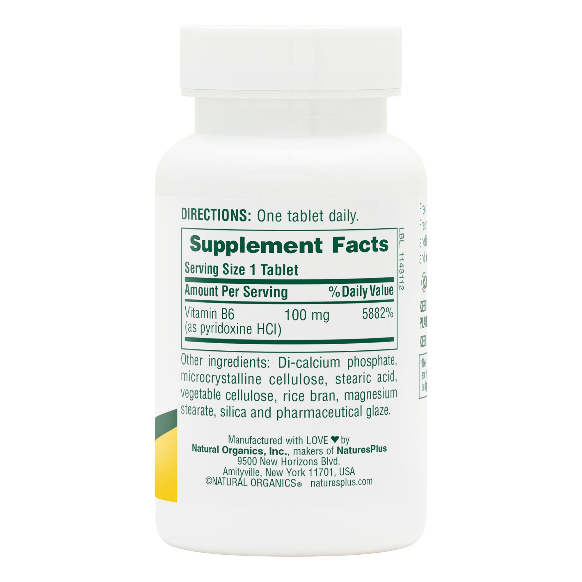 Vitamin B6 100 mg Tablets