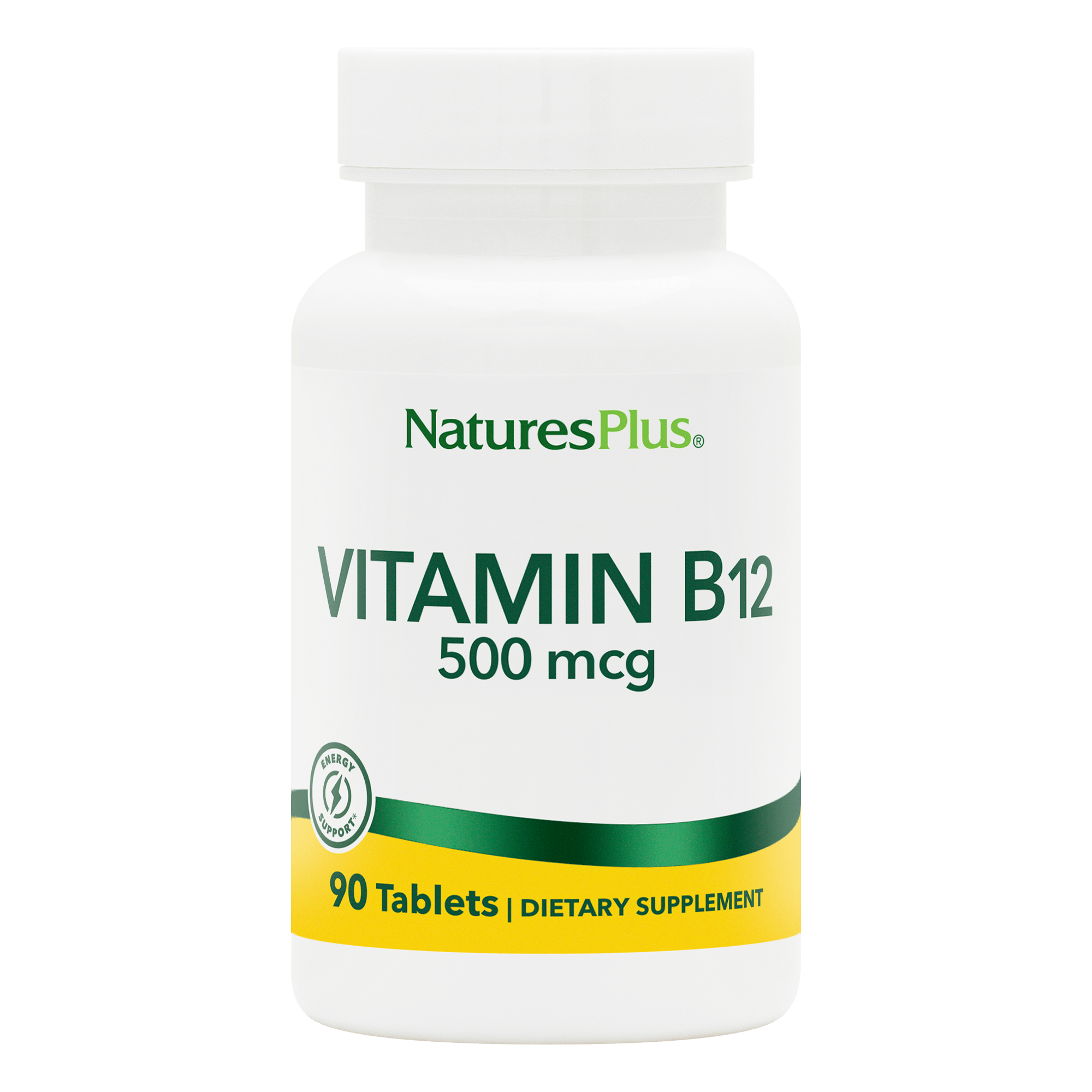 Vitamin B12 500 mcg Tablets - 90 Count