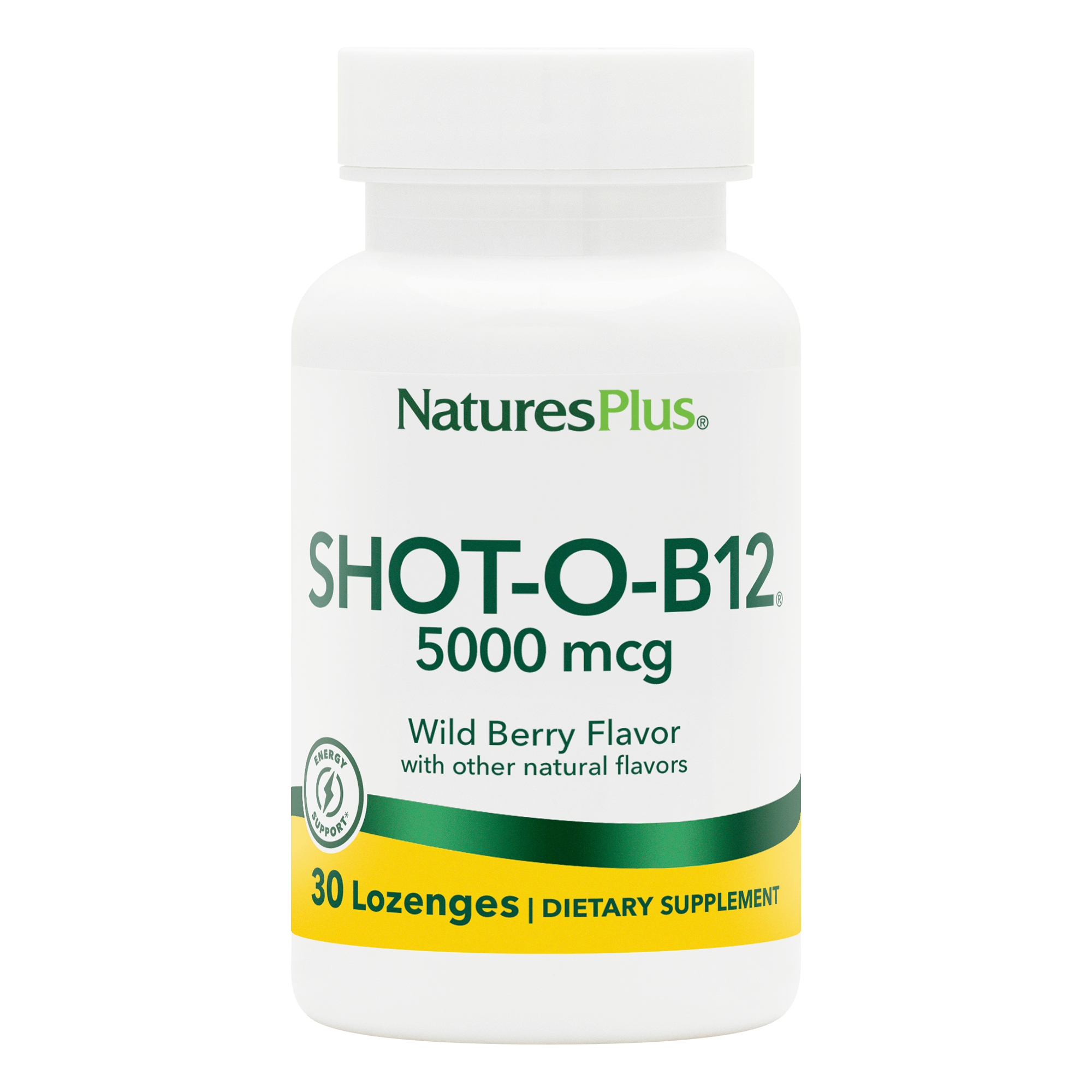 Shot-O-B12 5000mcg Lozenges - 30 Count