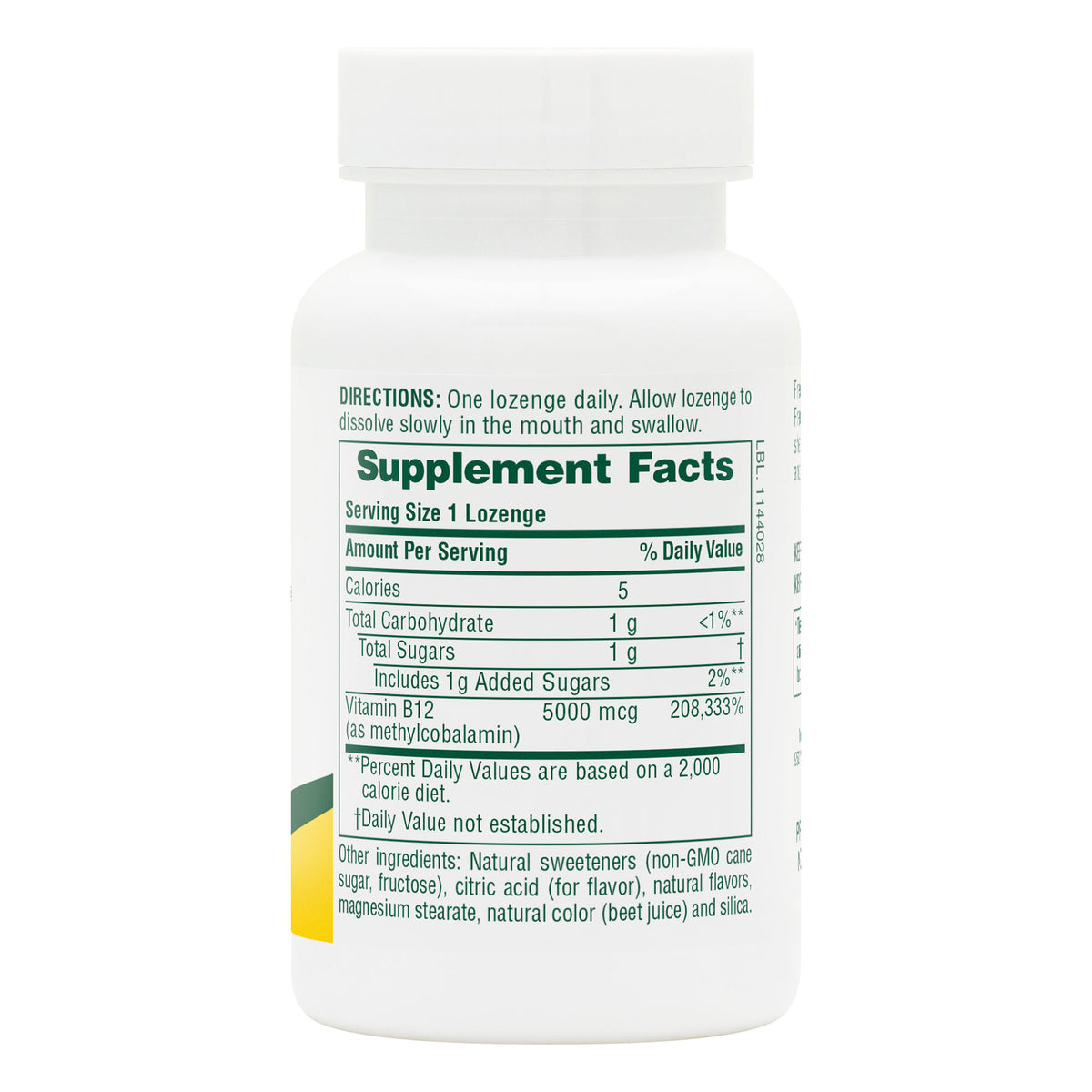 product image of Shot-O-B12 5000mcg Lozenges containing 30 Count