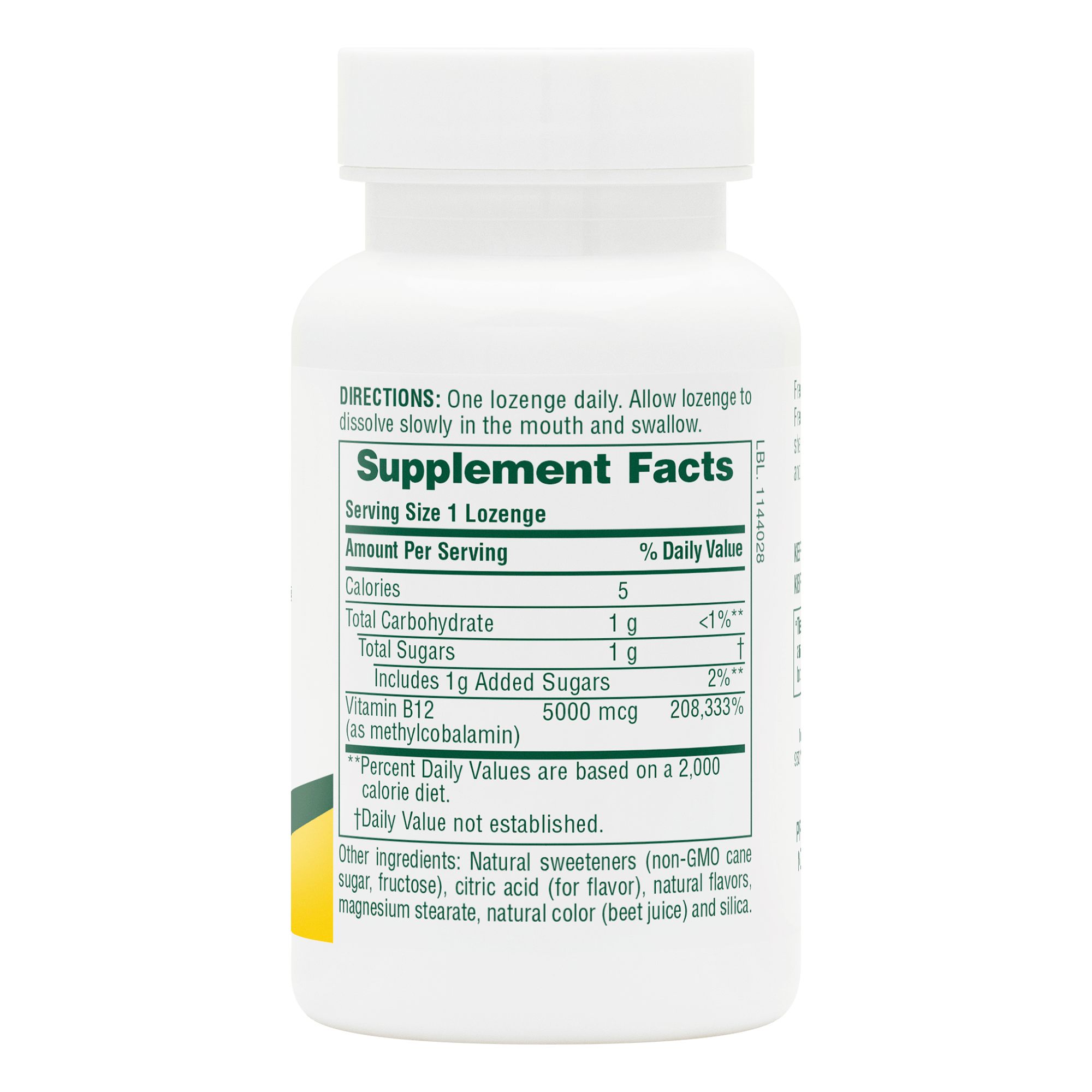 Shot-O-B12 5000mcg Lozenges - 30 Count
