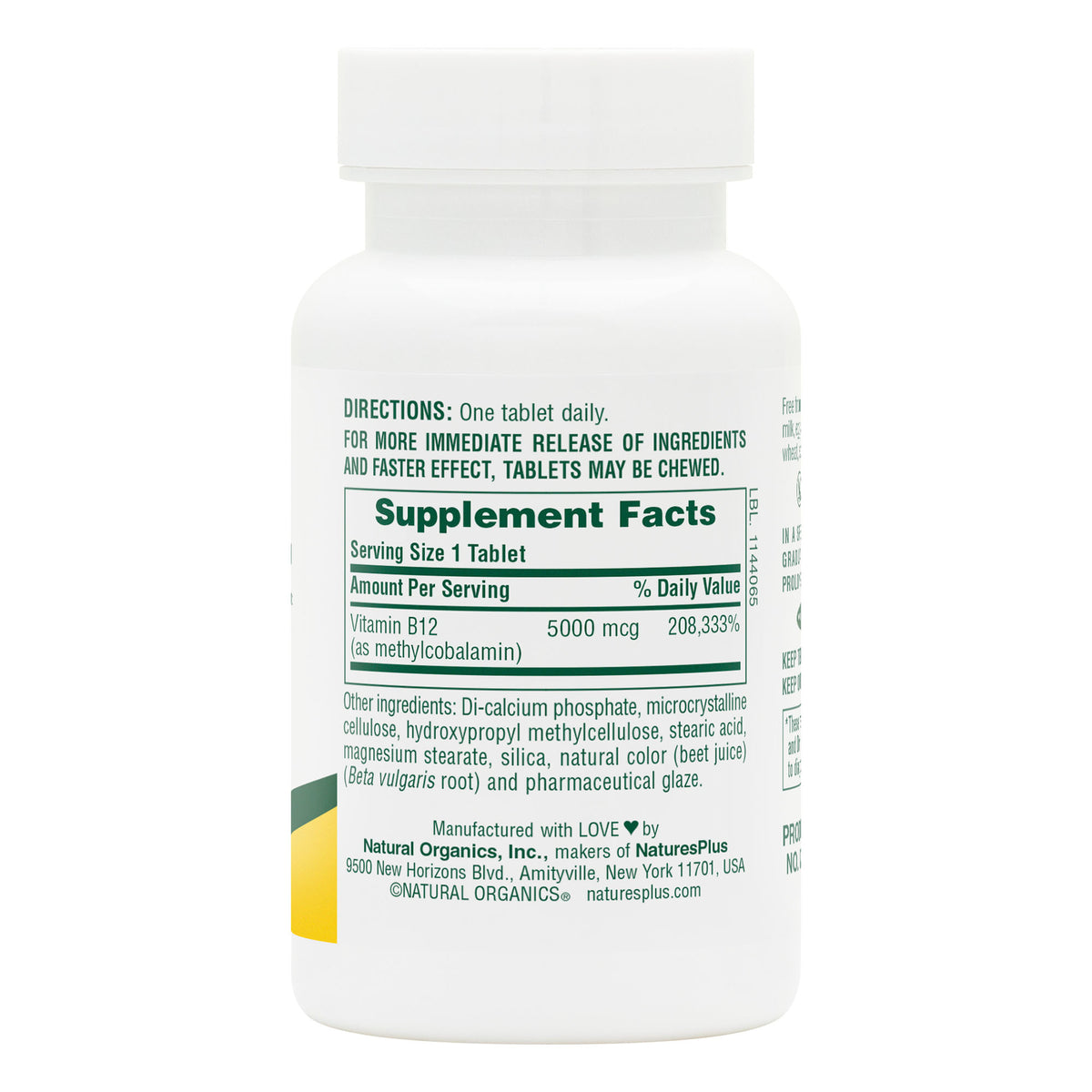 product image of Shot-O-B12® 5000 mcg Sustained Release Tablets containing 60 Count