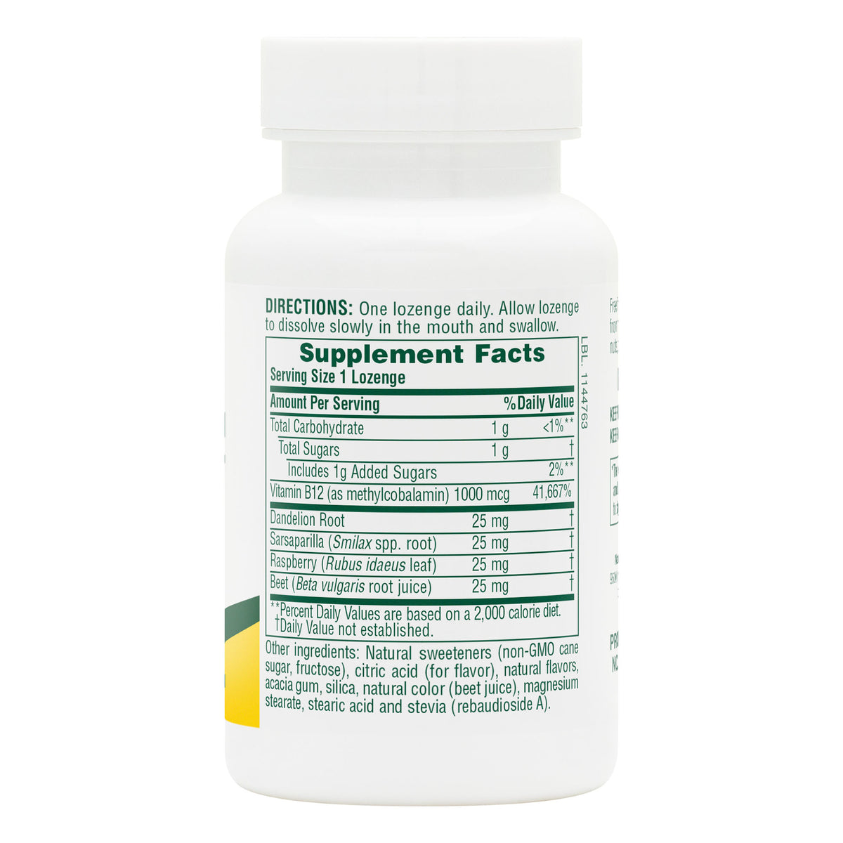 product image of Vitamin B12 1000 mcg Herbal Lozenges containing 30 Count