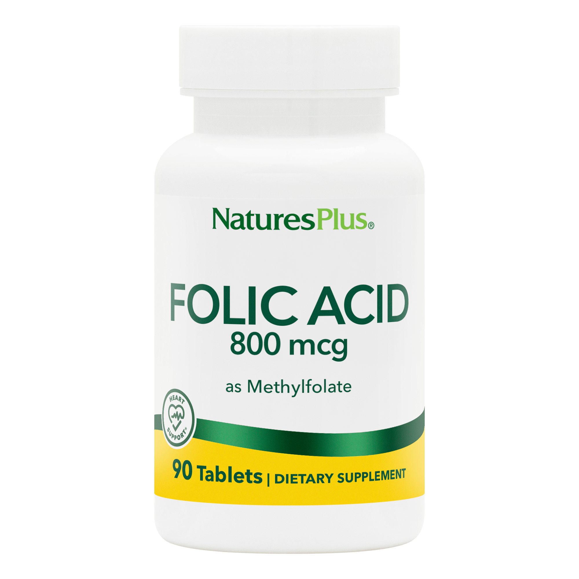 Folic Acid 800 mcg Tablets - 90 Count