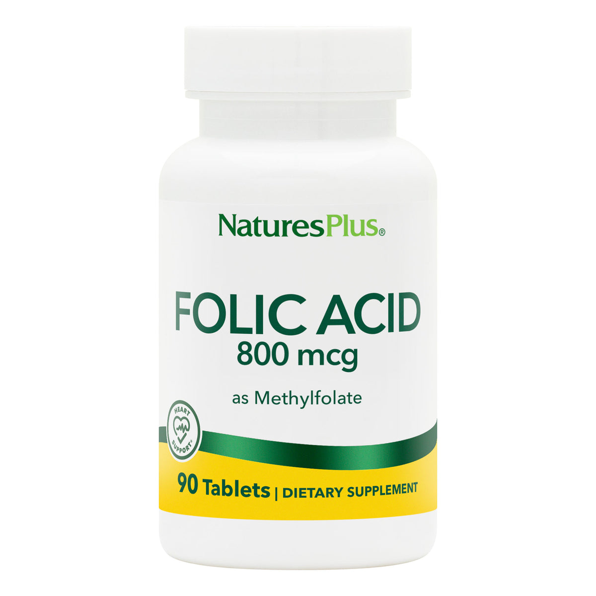 product image of Folic Acid 800 mcg Tablets containing 90 Count