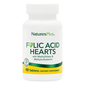 Folic Acid Hearts - 90 Count