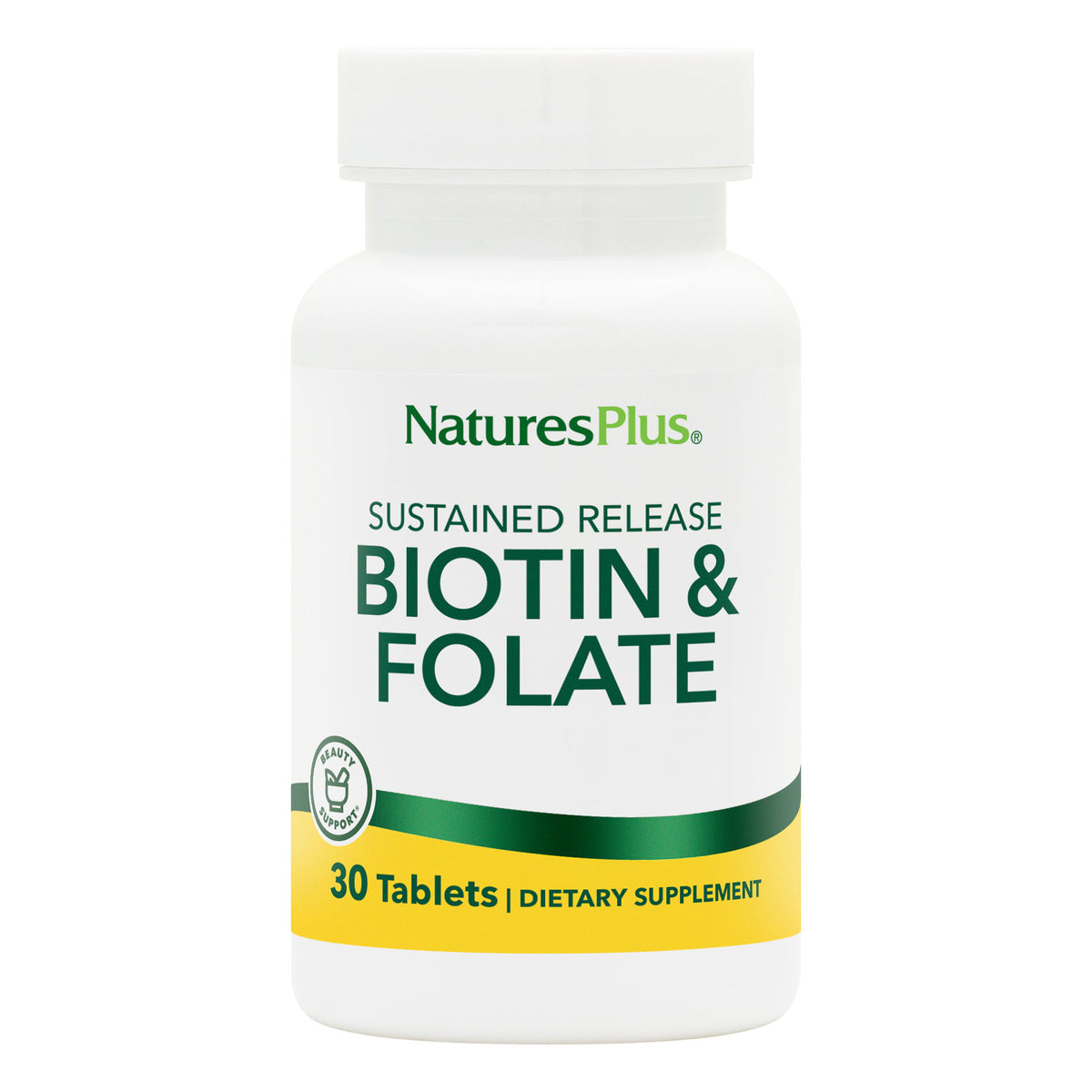 product image of Biotin & Folic Acid (Folate) Sustained Release Tablets containing 30 Count