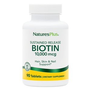 Biotin 10,000 MCG Tablets - 90 Count