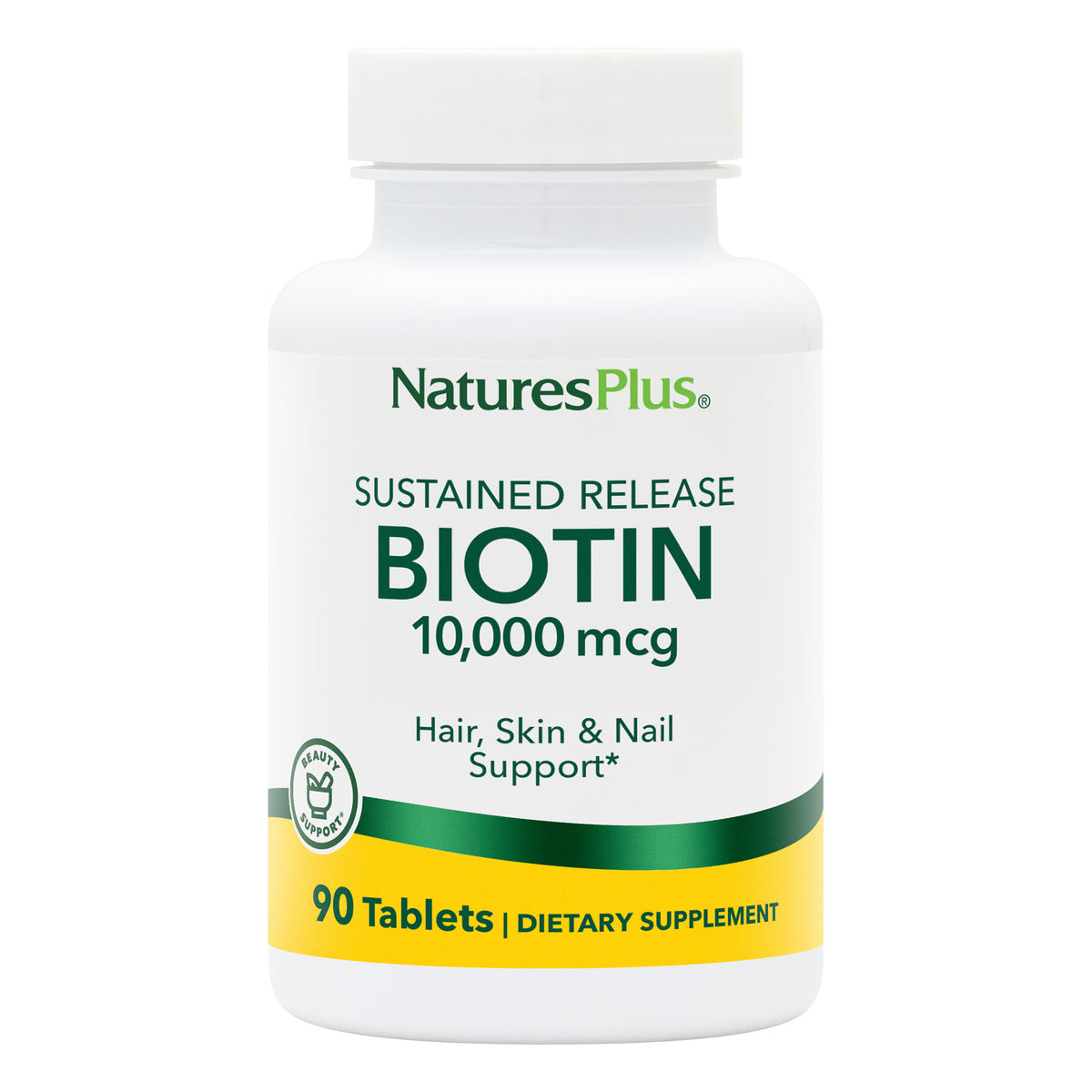 product image of Biotin 10,000 MCG Tablets containing 90 Count