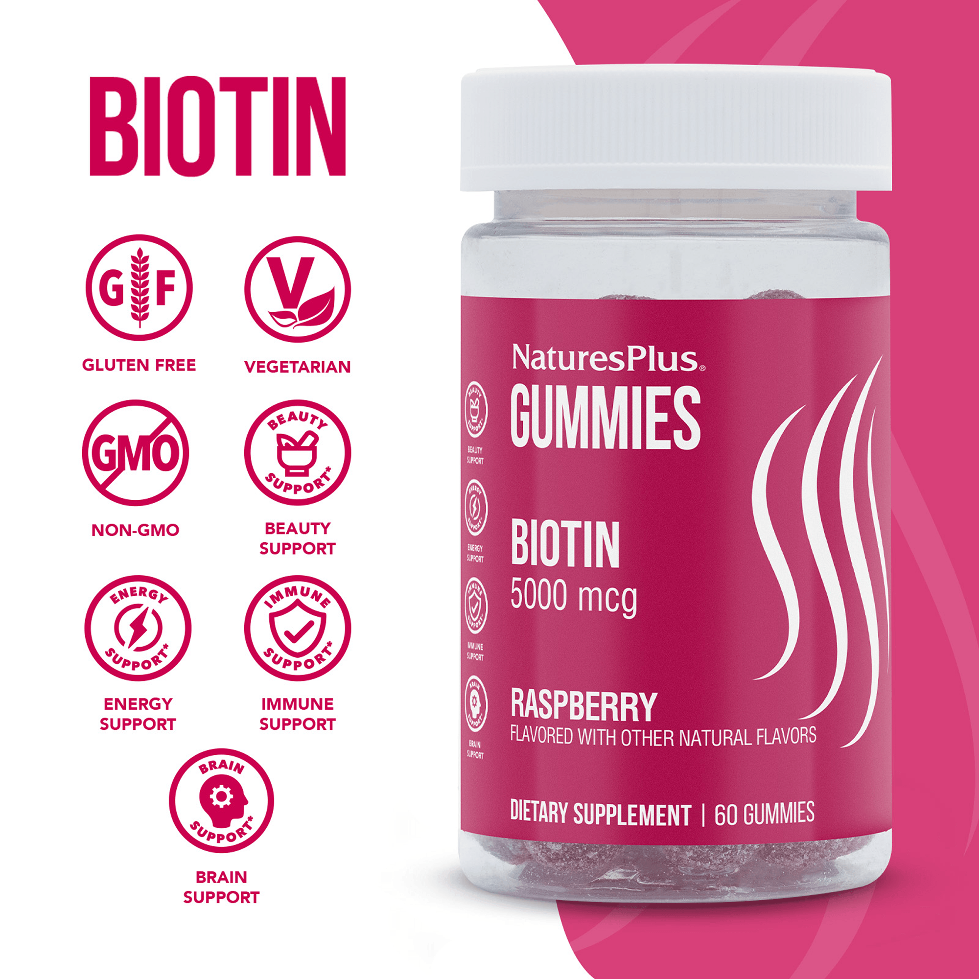 Gummies Biotin - 60 Count