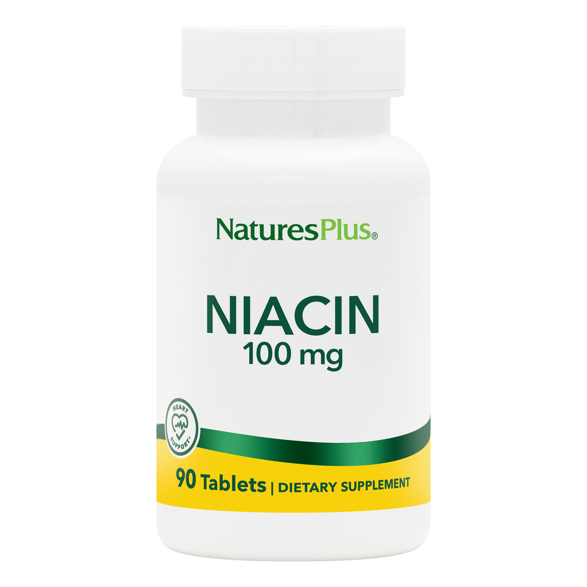 Niacin 100 mg Tablets - 90 Count