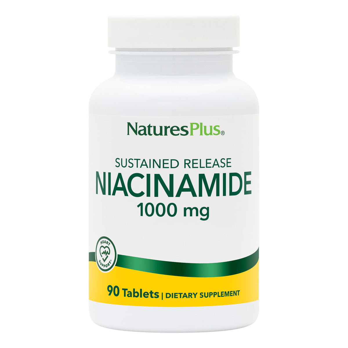 product image of Niacinamide 1000 mg Sustained Release Tablets containing 90 Count