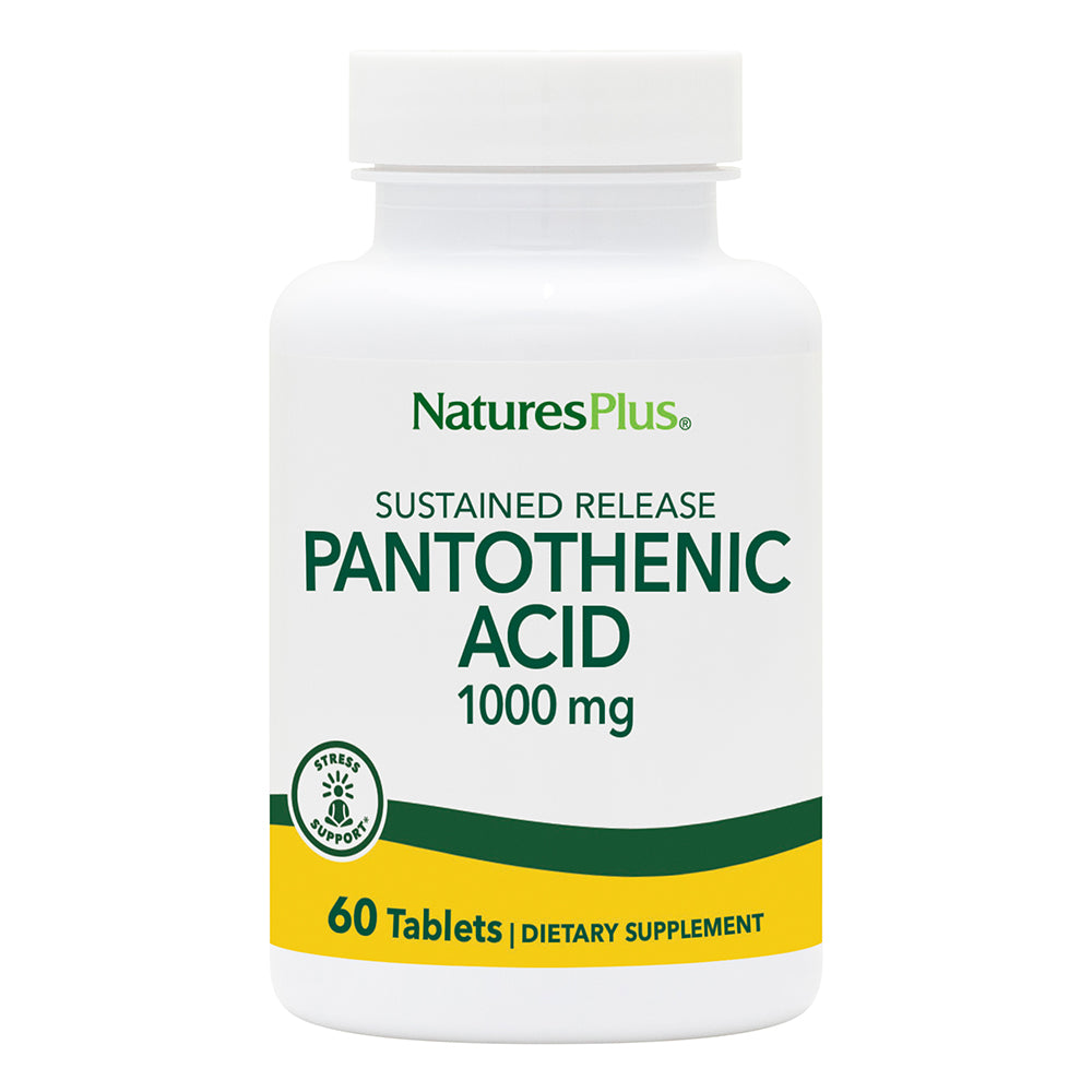 product image of Pantothenic Acid 1000 mg Sustained Release Tablets containing 60 Count