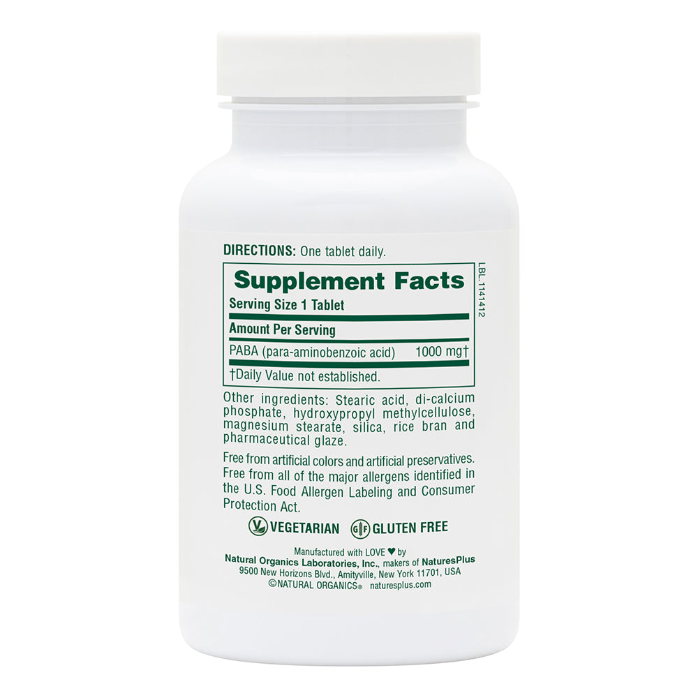 PABA 1000 mg Sustained Release Tablets