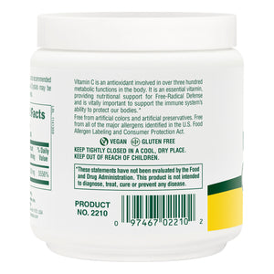 Second side product image of Vitamin C Micro-Crystals containing 8 OZ