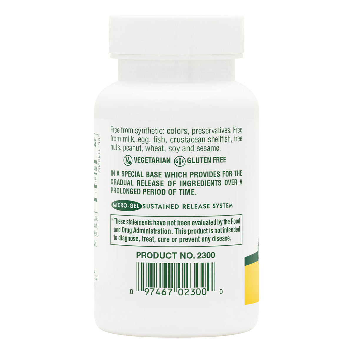 product image of Vitamin C 1000 mg with Rose Hips Sustained Release Tablets containing 60 Count