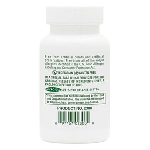 Second side product image of Vitamin C 1000 mg with Rose Hips Sustained Release Tablets containing 60 Count