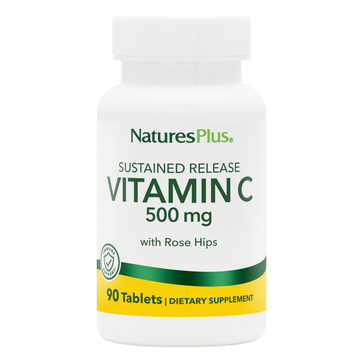 product image of Vitamin C 500 mg with Rose Hips Sustained Release Tablets containing 90 Count