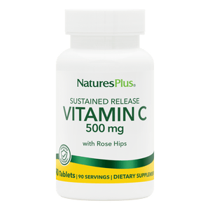 Vitamin C 500 mg with Rose Hips Sustained Release Tablets - 90 Count
