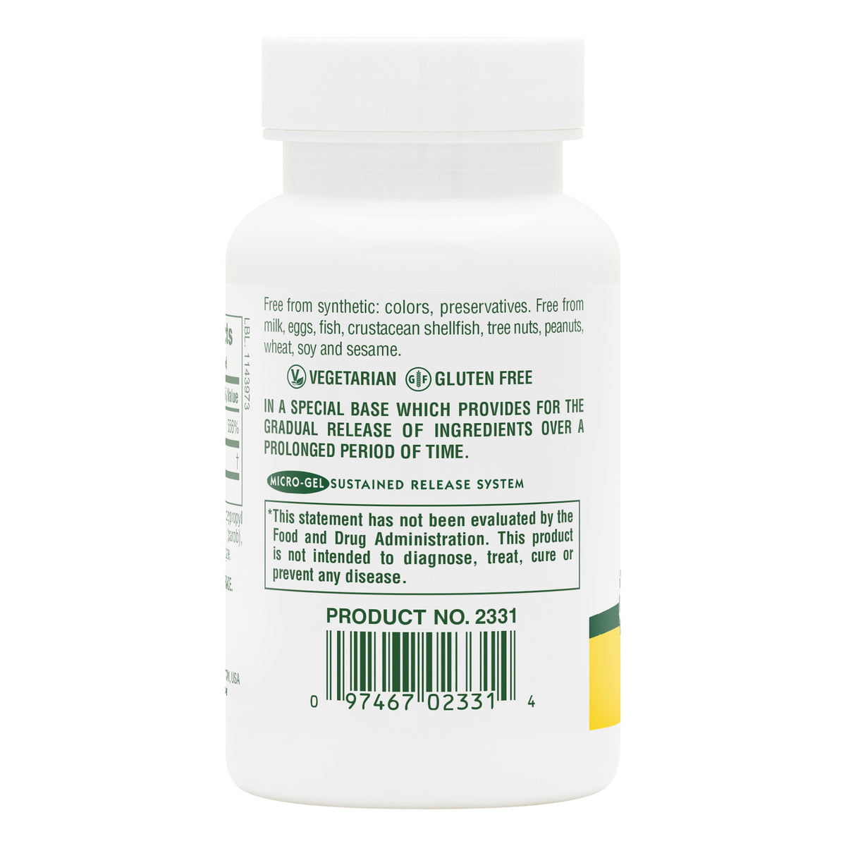 product image of Vitamin C 500 mg with Rose Hips Sustained Release Tablets containing 90 Count