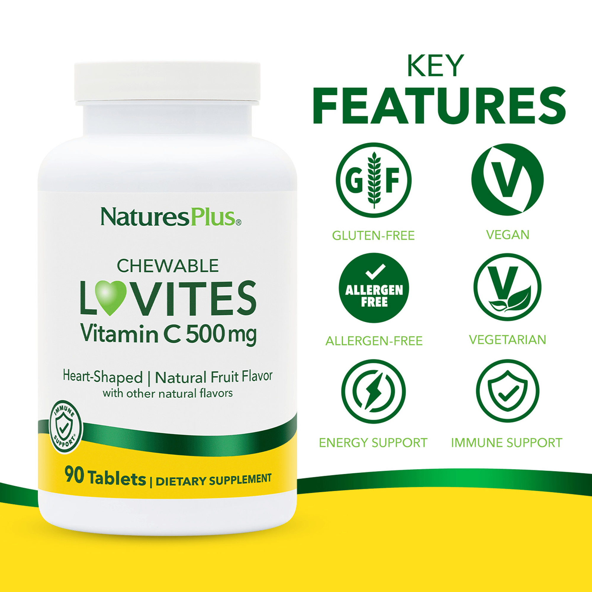 Lovites® Vitamin C 500 mg Chewables - 90 Count